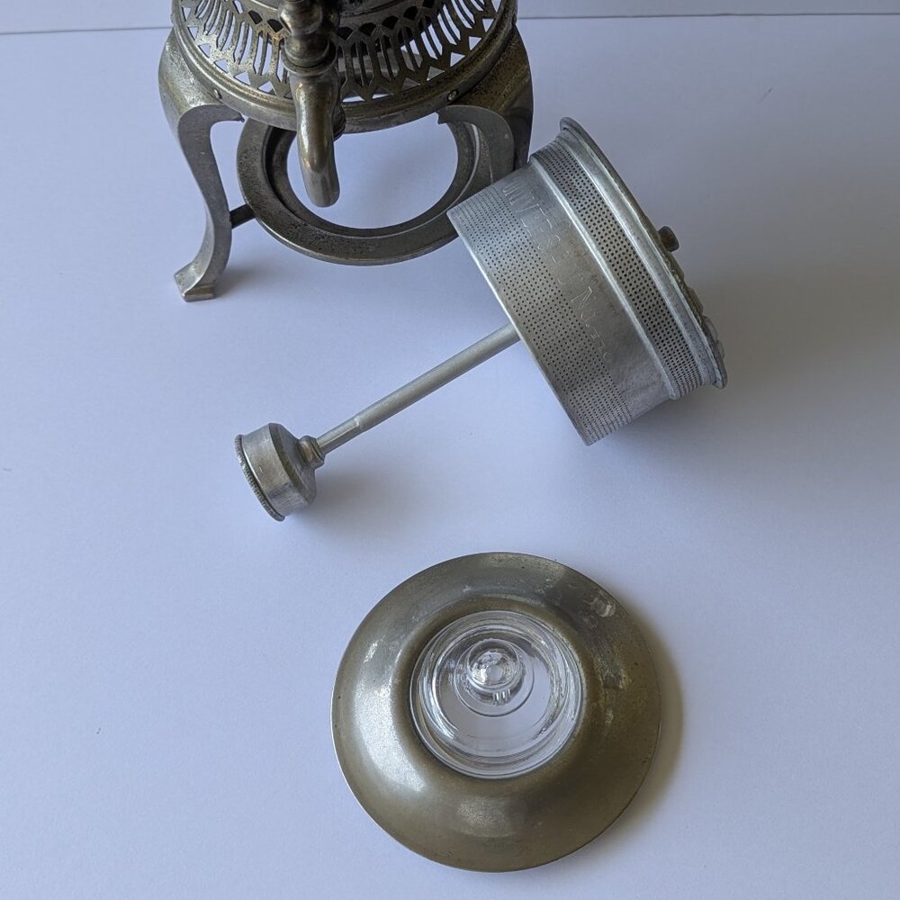 Antique Coffee Percolator Somech Noflen Ladies Association Hebrew 1921 - Picture 7 of 16